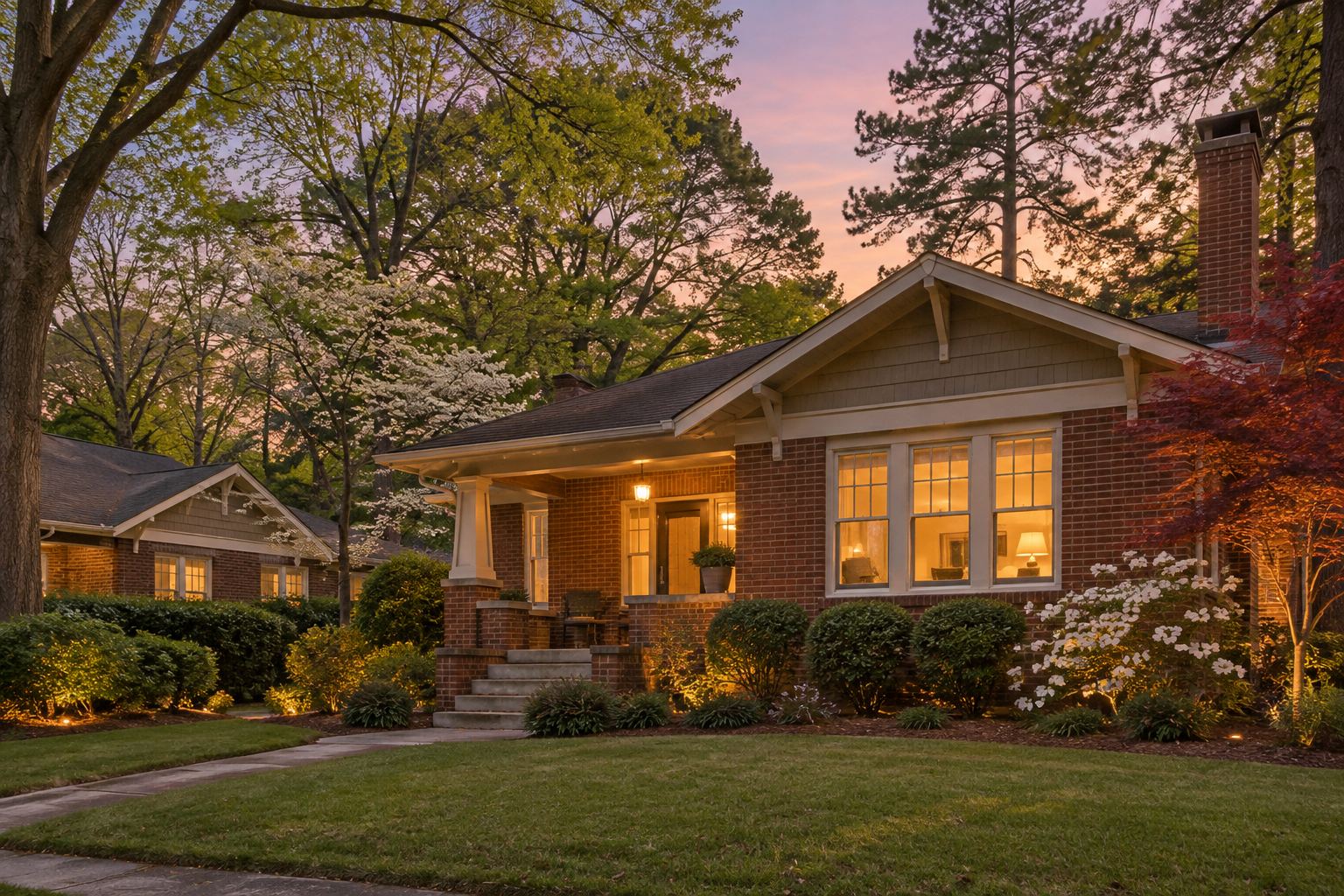 A craftsman home in metro Atlanta